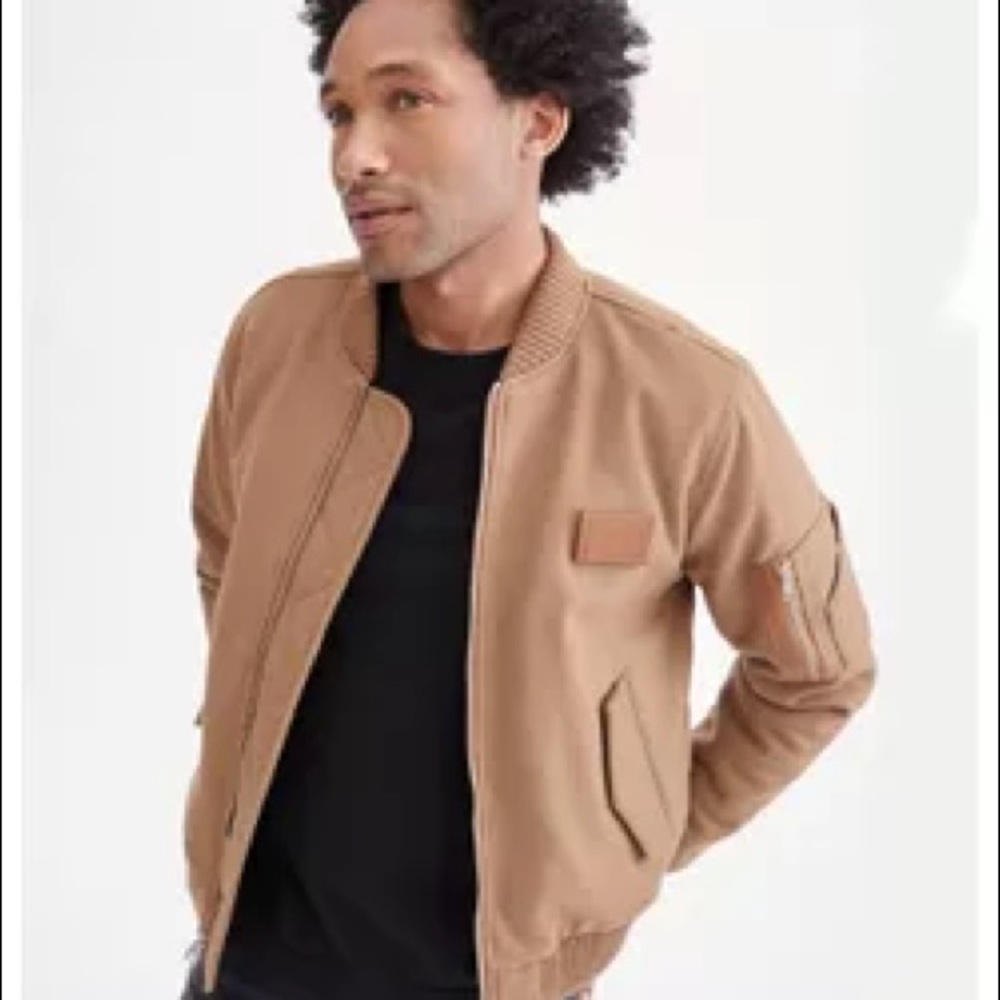 7 For All Mankind Wool Bomber Jacket (Size L)